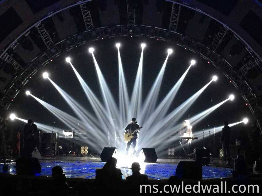 disco dj stage lighting show